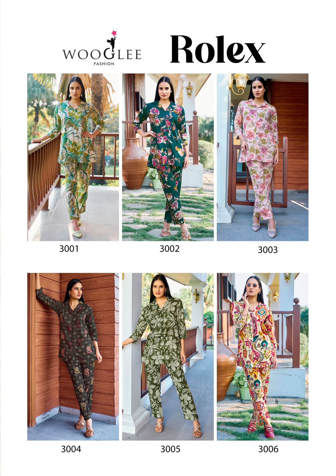 Rolex By Wooglee Rayon Printed Fancy Western Cord Set Wholesale Online
